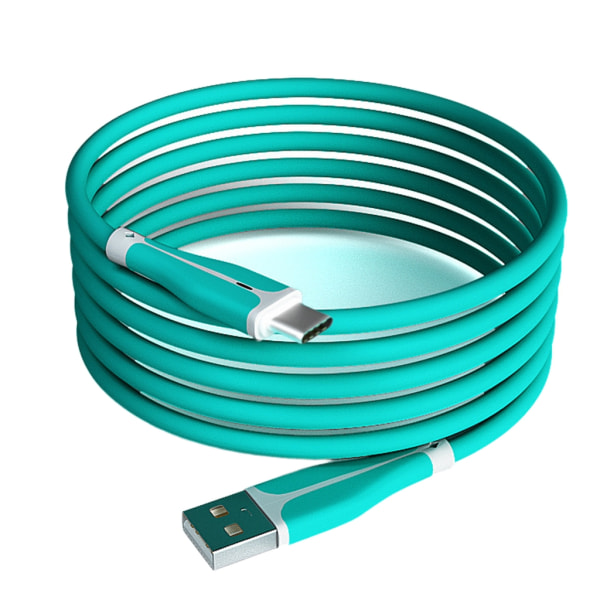 Flytende silikon 3A USB til Type-C datakabel Hurtiglading Type-C ladeledning