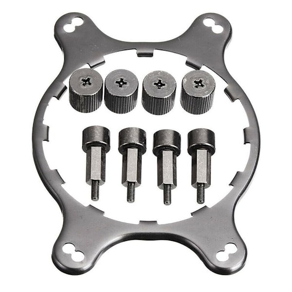 AM4 Retention Bracket Kylare Monteringssats CPU-fläkt Kylfläns Kylarfäste bak