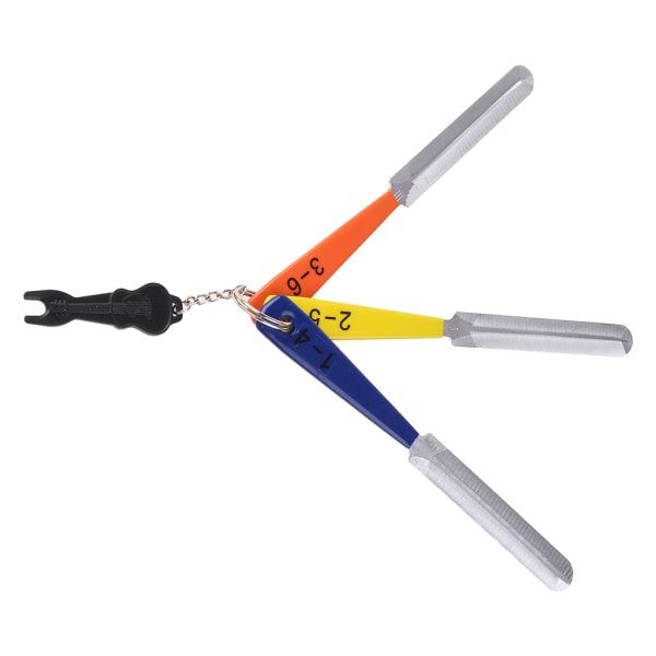 3 stk dobbeltsidige muttersporfiler Gitar mutterfil Sliping Vedlikeholdsfiler