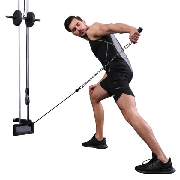 Gym Push Down Enkelt Håndtak Erstatning Triceps Styrke Pull Up Håndgrep