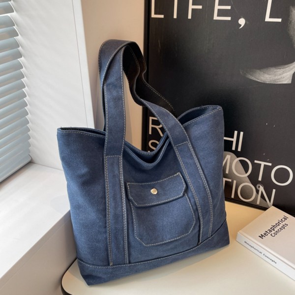 Shoppingväskor Bokväska Trendig väska Mode Casual Shopperväska Mångsidig handväska Beige