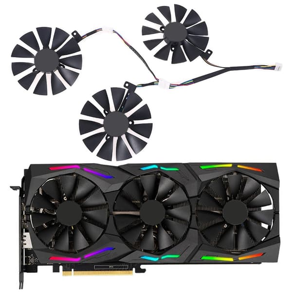 88mm T129215SH GPU Køleblæser til ROG-STRIX RTX2080ti 2080 Grafikkort