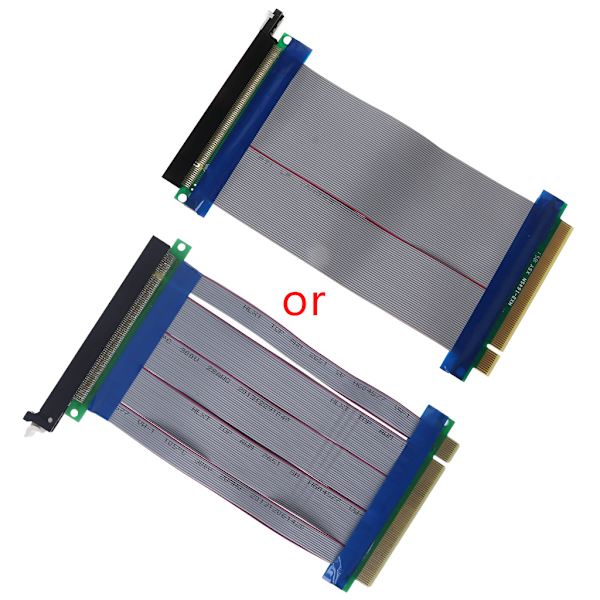 PCI-E 16X - 16X nousukaapeli PCIe 16X PCI Express Extender -korttisovittimen taipuisa kaapeli