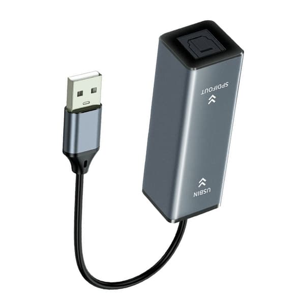 Hurtig installation USB A til SPDIF Audios Adapter til TV PC