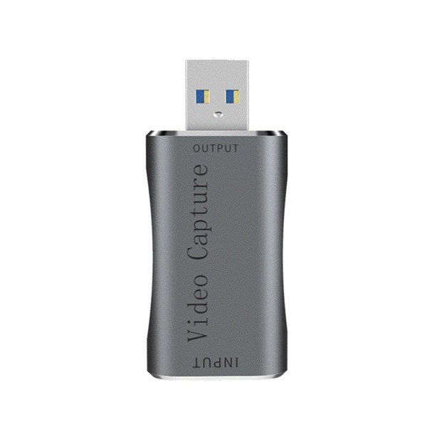 4K USB 3.0 till HDMI-kompatibelt Video Capture Card 1080p Game Capture Card Recorder Box-enhet för Live Streaming Loop Out