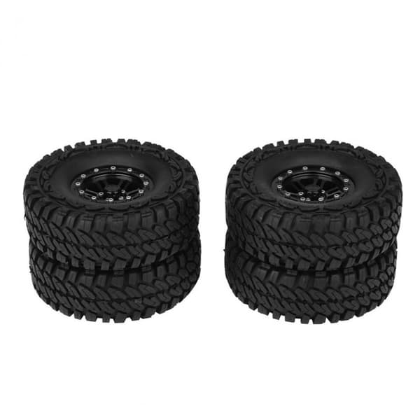 4 stk/sæt Crawler RC Dæk Holdbar 112 mm Metal Fælg Egnet til Rc 1/10