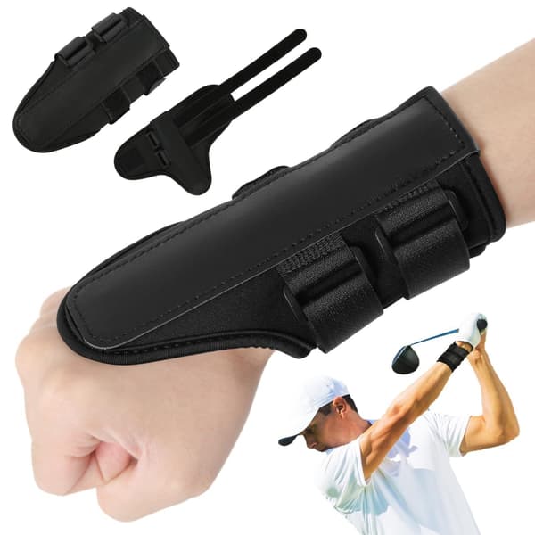 Golf Swing Alignment Brace Komfortabel Golfgrepstrener Golf Håndleddsstøtte