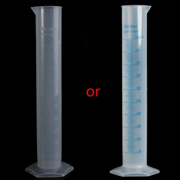 Mätcylinder Laboratorietest Graduated Liquid Trial Tube Jar Tool Nytt