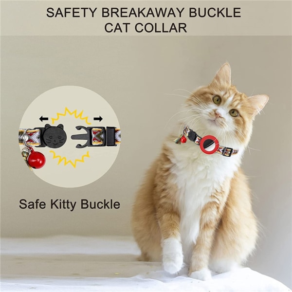 Pet Halsband med vattentät GPS-hållare Pet GPS-Tracker Katter Halsband Husdjur Supply Orange