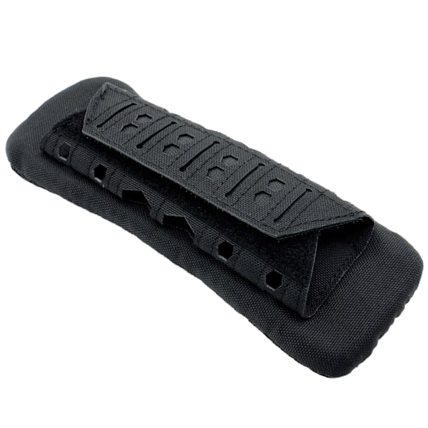 Slings pladeholder skulderrem pude laserskåret jagtvest dele Black