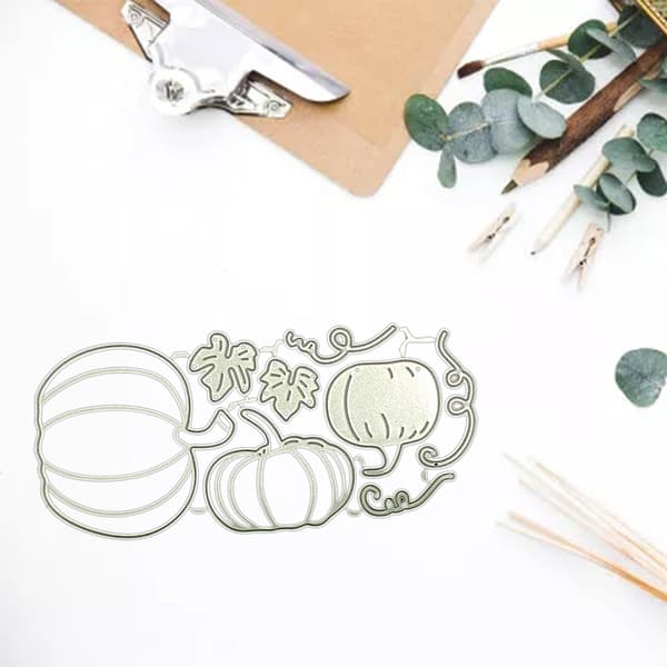 Græskar Skærestempler Prægning Skærestencils til Kortfremstilling Scrapbooking