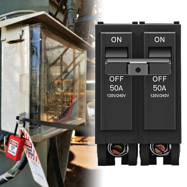 50 Amp 2-polet innsatsbryter for hjemme- og industrikabling