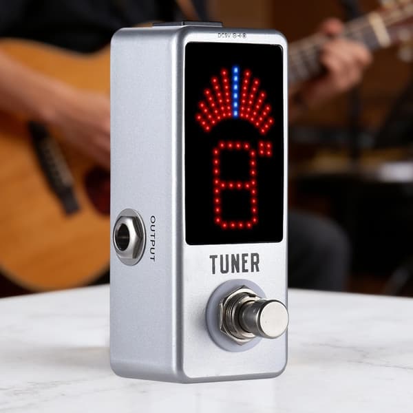 Högkänslig sensor gitarrstämmare bärbar gitarrstämmare gitarrstämmare klämma
