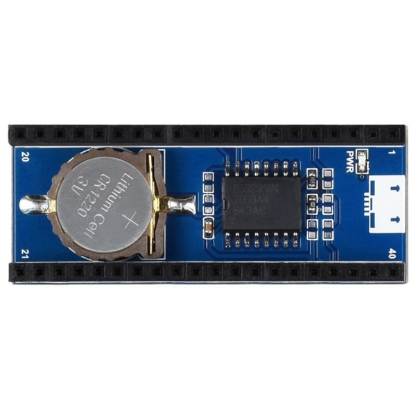 Høy nøyaktige RTC-klokkeutvidelseskortmodul for RaspberryPiPico-utviklingskort I2C-kommunikasjon I2C RTC-brikke