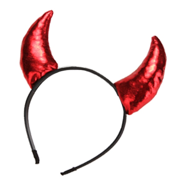 Devil Horns Pannband Party Prop Ox Horn Huvudbonader Halloween Cosplay Hårrekvisita