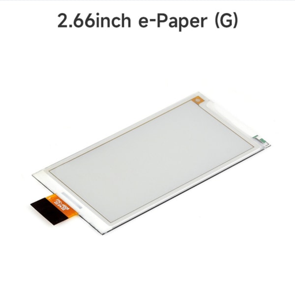 2,66 tum E-Paper E-Ink Display HAT 360x184 Upplösning Skärm för RPi för prislappar Display Modul null - B