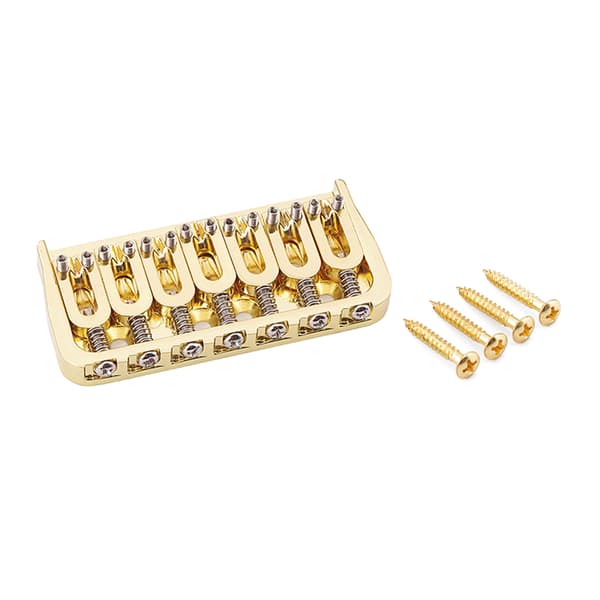 Guitar Bridge Set 7 String Flat Saddle Single Tremolo Bridge Stærke Dele