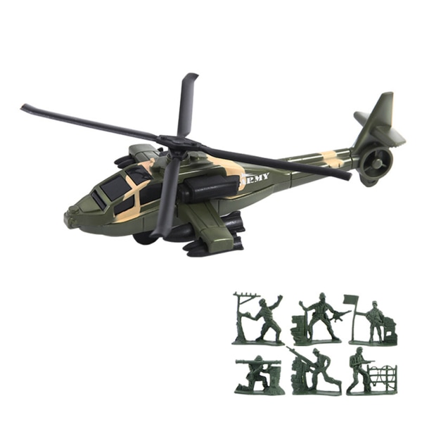 Pansarfordon modell leksak terrängbilar för tankhelikopter Skala 1:52 Högkvalitativt slitstarkt material Semesterpresenter f null - 4