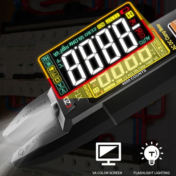 Multimeter Multifunksjons Tangamperemeter Med NCV-funksjon Automatisk Avstenging