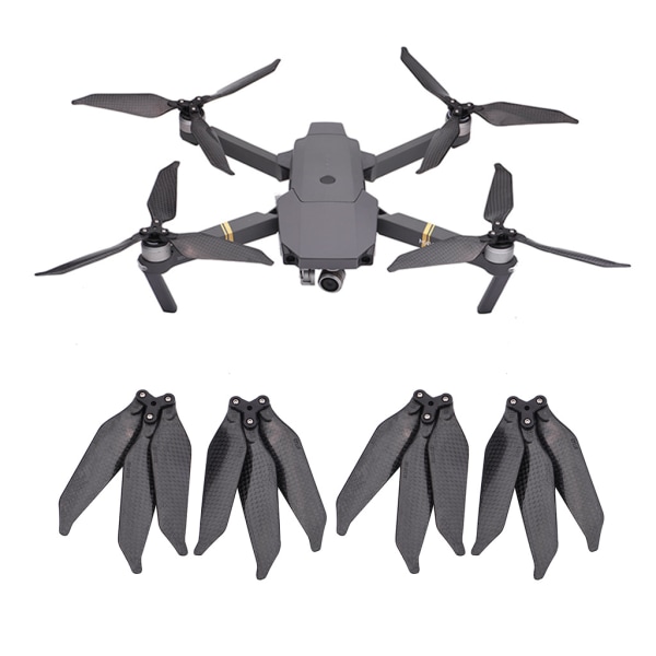 2 stk 2/3 blade RC Quadcopter Reservedele Lager Hurtigudløsende foldbare propeller til Mavic Pro