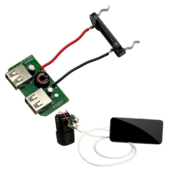Dobbelt USB-udgangsoplader til 16,8V batterier opladningsmodul til rejser