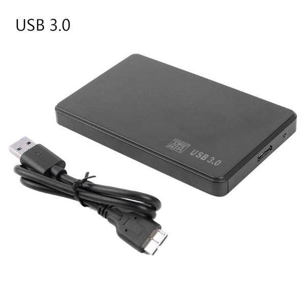 Harddisk for Case Box Ekstern USB 3.0 2,5 tommer Sata Seriell SDD-kabinett 6 Gbps