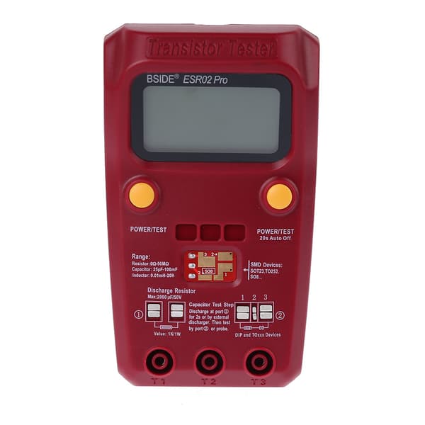 ESR02 PRO Transistor Tester Kapacitans Induktans til Elektronisk Vedligeholdelse