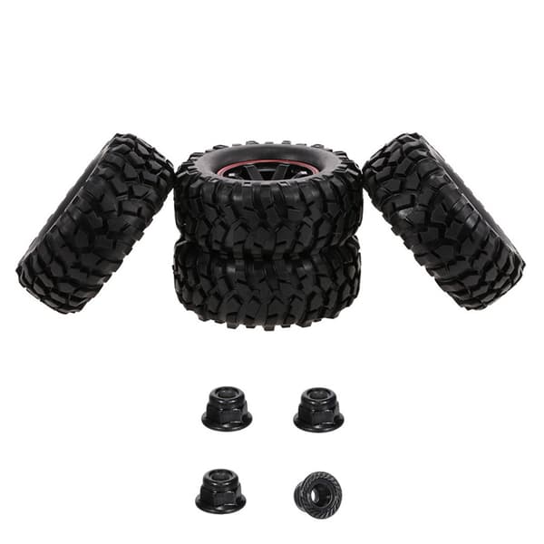 Simulaatio RC-vanteet kumiset Beadlock 6-puolaisilla HSP Redcat 1/10 autoon
