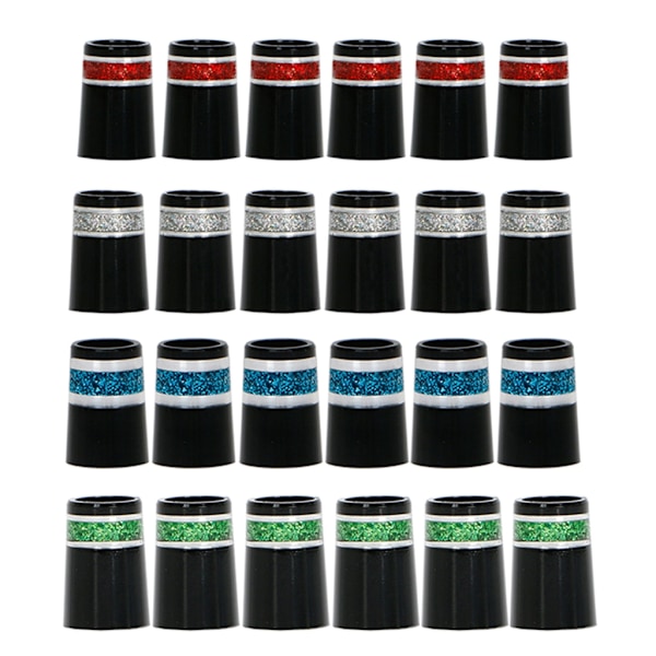 Golfhylsor Ferrules Ersättning Golfklubbor Skaft Tillbehör Kit 20x13.8x9.3mm Red