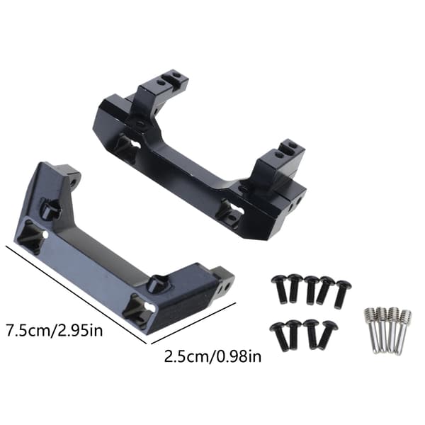 Simulering RC Bumper Links Fäste Universal Axelfäste Bas för R/C TRX4 1:10