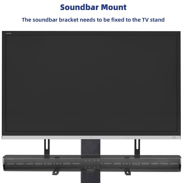Soundbarhållare Enkel Installation För Väggmonterade TV-apparater Stöder 6 kg