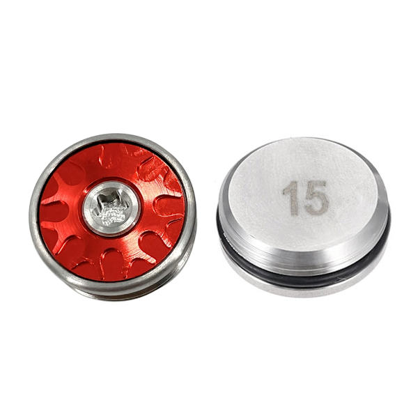 2 kpl golfpainoskruvia, jotka sopivat Stroke Lab -putterin mailojen päihin Red 5 grams