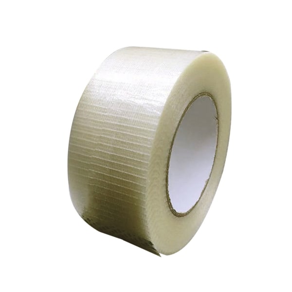Crossweave förstärkt tejp, genomskinlig dubbelriktad filamentband 50MM*25M