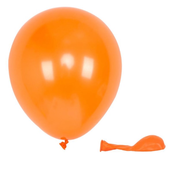 100 st latex ballonger prydnad 10 tum tjock rund ballong för födelsedagsfest jul bröllop semester dekoration Orange
