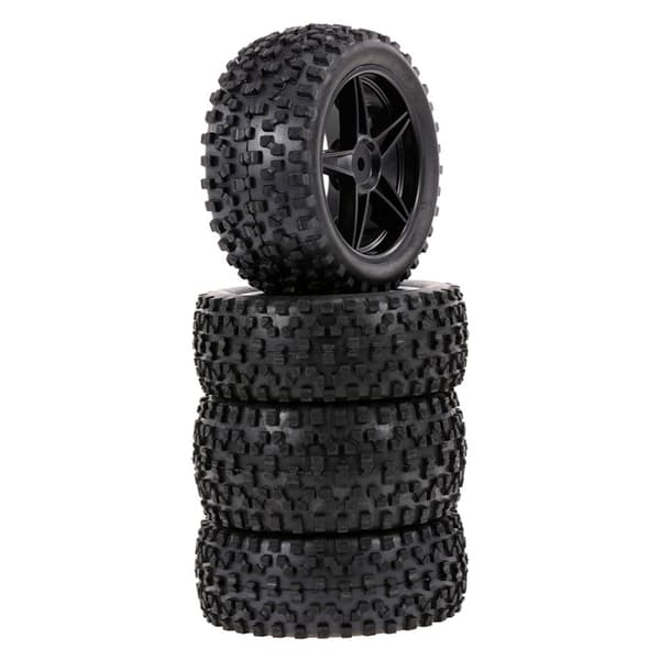 Slitstark fordonsdel RC fälg hjuldäckset för 1:10 4WD HPI Buggy-bil