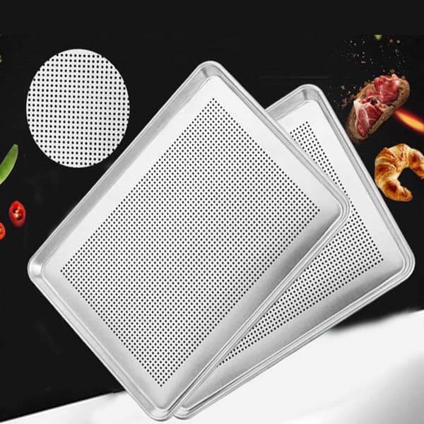 Serveringsfadspander af aluminiumslegeringsmateriale Bageplade til ovn og brødrister