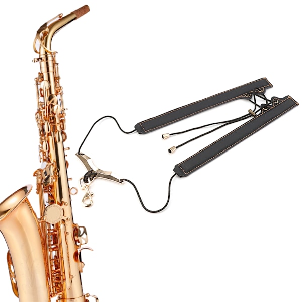 Saxofon skulderstropp Lengde justerbar Myk skuldersele Nakkestropp