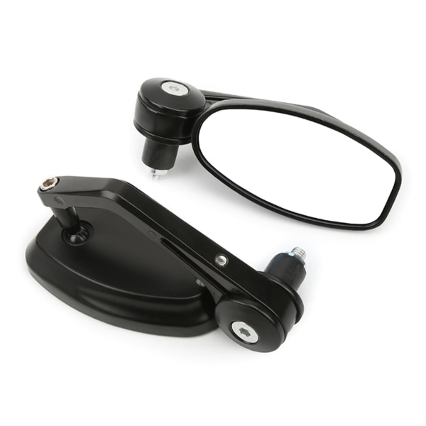 Velegnet til 7/8" 22 mm stangende motorcykler bakspejl side vendereflektor spejle Håndtag greb greb spejl 2 stk.