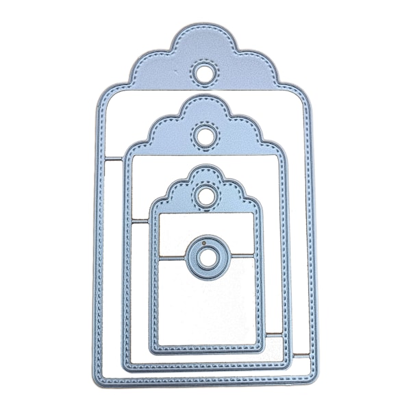 Hængemærke Metal Skæring Dies Stencil Scrapbooking DIY Album Stempel Papirkort til håndlavede lykønskningskort Prægning Dekor Craft Projects