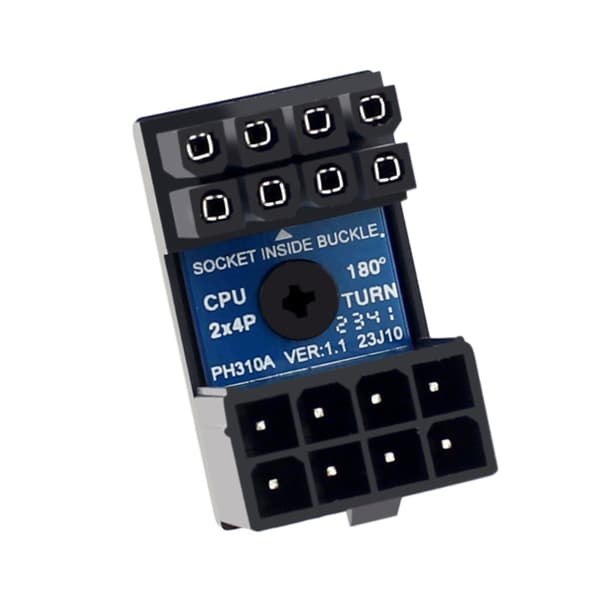 Emolevyn CPU 8PIN power 8-pin 180 asteen liittimen sovitin