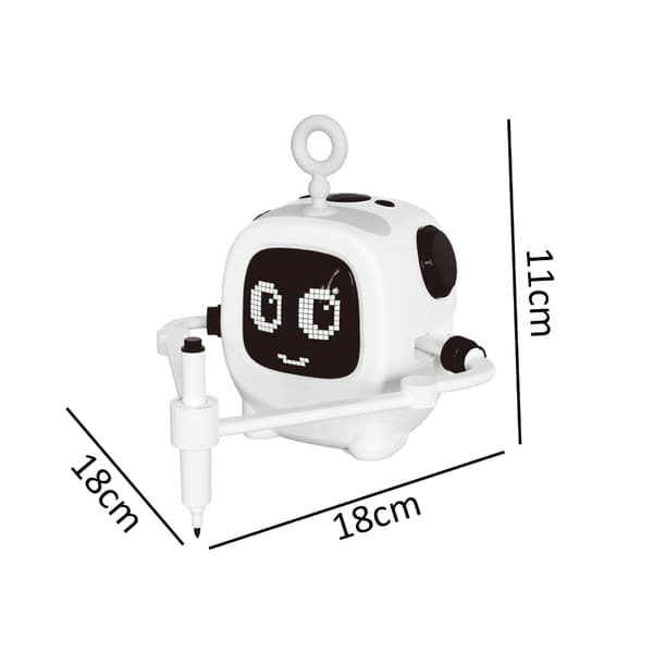 Kompakt Design Bärbar Ritrobot För Barn Utomhus Konstlek