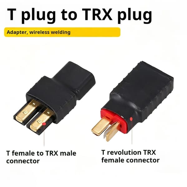 Plast XT60 til T-Plug-kontakter for laderkonvertering Bærbart design