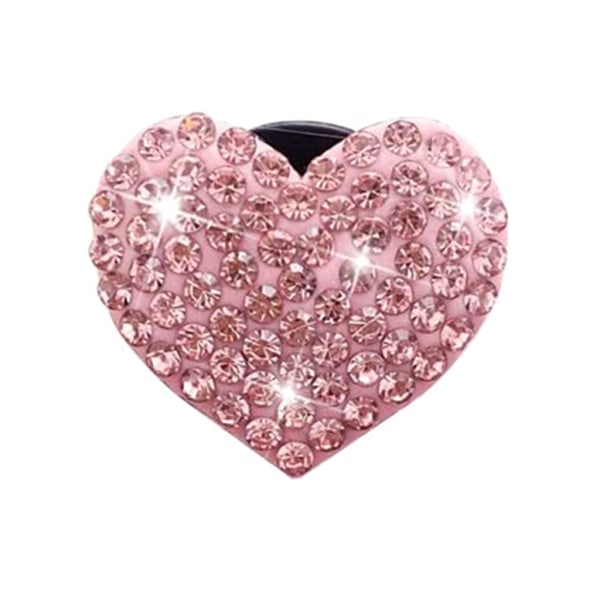 Aromaterapiklämmor Love Heart Car Air Outlet Air Freshener Diamond Hearts Biltillbehör för Fresh & Dofts Ride Pink diamond