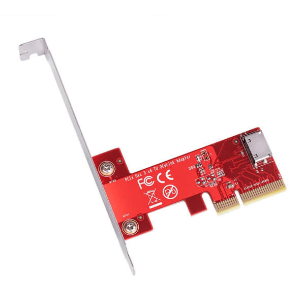 PCIe3.0 X4 til Oculink SFF 8612-adapterkort Høj sømløs forbindelseshastighed til NVMe SSD'er SFF-8639-grænseflader