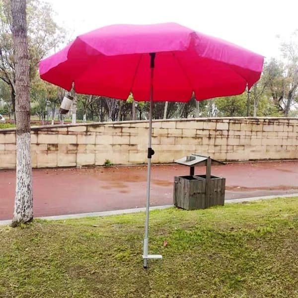 Förstärkt markfäste för utomhusparasoller Säker bas Vindtålig design