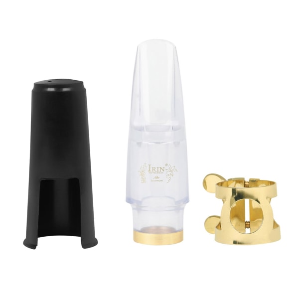 Mouthpiece Set with Metal Ligature Saxophone Strength One Reed Plastic Cap