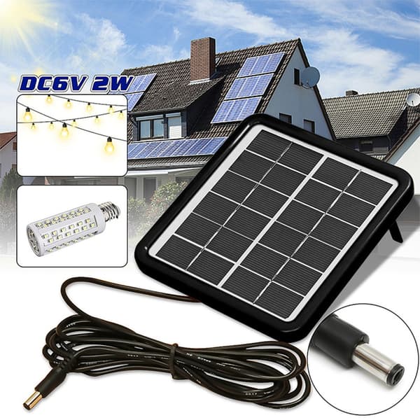 Tunn Solcellspanel 2W Permanent Byggnad För Äventyrare