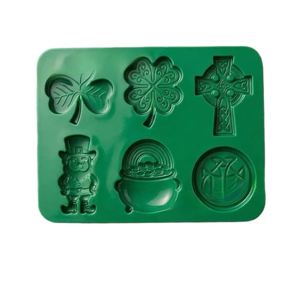 Plastikk Shamrock Form Form For Feriebaking Og Håndverk Sjokoladeform