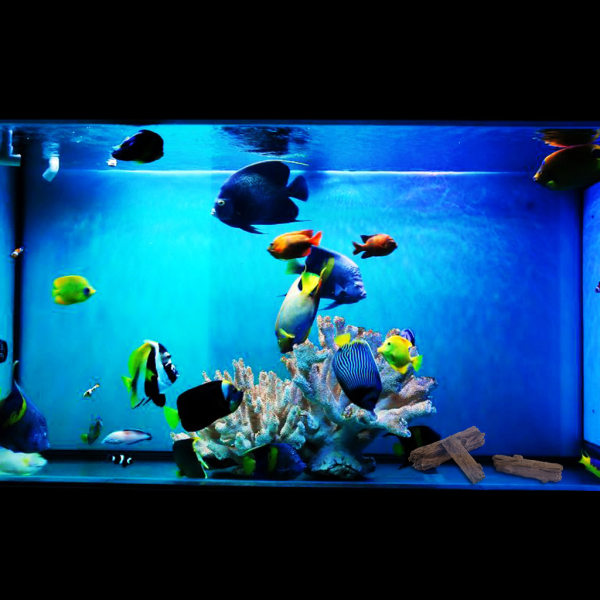 Logga trädstam prydnad fisk för tank dekoration Stubbe akvarium gömställe dekor S