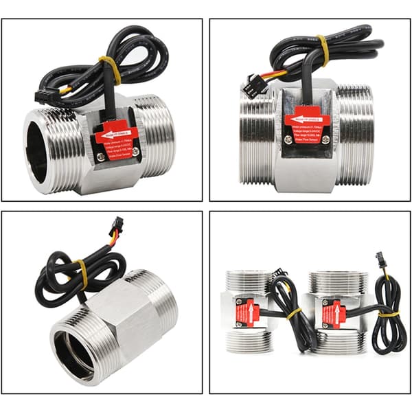 Hall Effect Flow Sensor Turbine Flowmeter 5-150L/Min DN40 Væskemåler Tæller